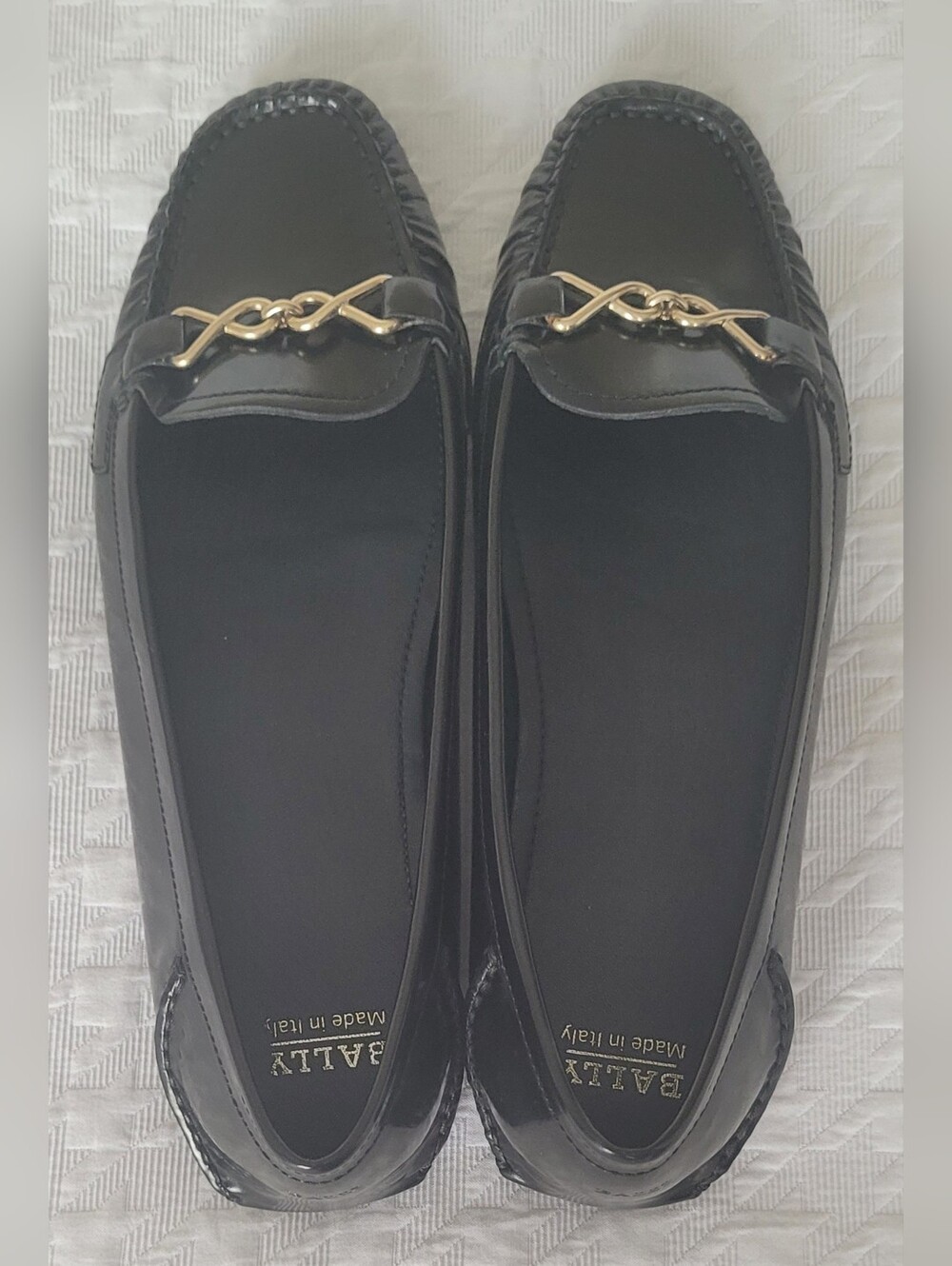 BALLY Black Loafers